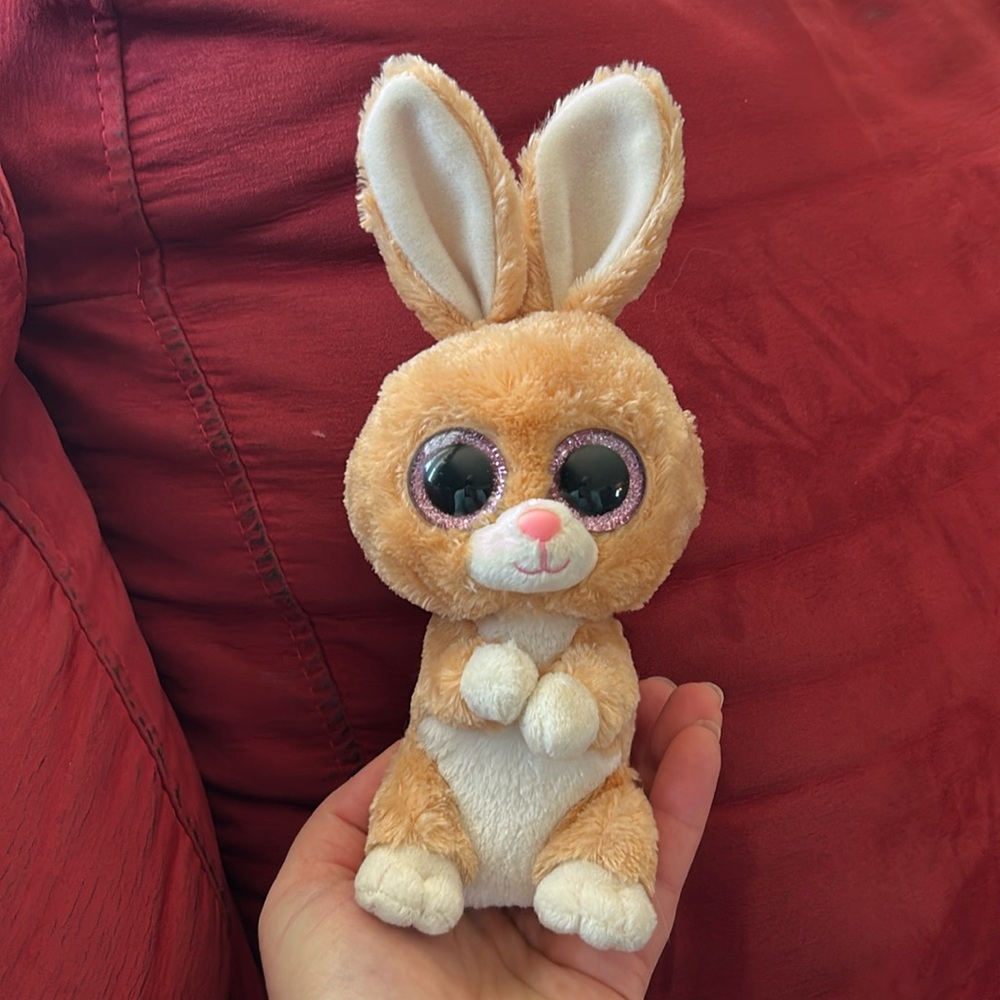 Rare Collectable 6 inch size Carrots Beanie Boo Bunny Rabbit
